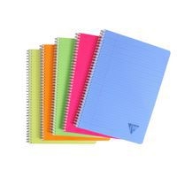 Linicolor cahier reliure intégrale 21x29,7cm 180p ligné + marge assortiment FRESH - Image principale