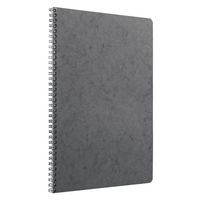 Age Bag  cahier reliure intégrale 21x29,7cm 100p ligné + marge gris - Image principale
