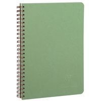 Age Bag  carnet reliure intégrale 14,8x21cm 100p ligné vert - Image principale