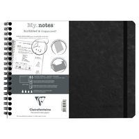 Age Bag My.Notes cahier reliure intégrale à marge détachable 25x19cm 120p détachDOT noir - Image principale