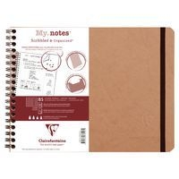 Age Bag My.Notes cahier reliure intégrale à marge détachable 25x19cm 120p détachligné tabac - Image principale
