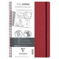 Age Bag My.Notes cahier reliure intégrale à marge détachable 21x29,7cm 120p détachDOT rouge - Image principale