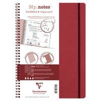 Age Bag My.Notes cahier reliure intégrale à marge détachable 21x29,7cm 120p détachligné rouge - Image principale