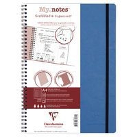 Age Bag My.Notes cahier reliure intégrale à marge détachable 21x29,7cm 120p détachligné bleu - Image principale