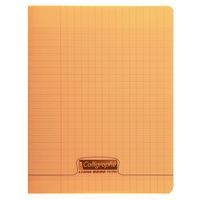 8000 POLYPRO, Cahier piqué orange 17x22cm 32p séyès 90g - Image principale