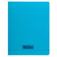 8000 POLYPRO, Cahier piqué bleu 17x22cm 48p séyès 90g - Image principale