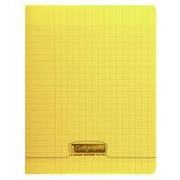 8000 POLYPRO, Cahier piqué jaune 17x22cm 60p séyès 90g - Image principale
