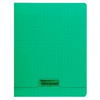 8000 POLYPRO, Cahier piqué vert 17x22cm 60p séyès 90g - Image principale