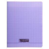 8000 POLYPRO, Cahier piqué  violet 17x22cm 192p séyès 90g - Image principale