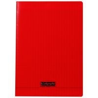 8000 POLYPRO, Cahier piqué rouge 21x29,7cm 48p séyès 90g - Image principale