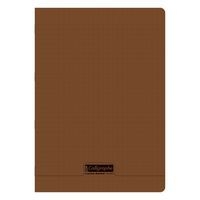 8000 POLYPRO, Cahier piqué marron 21x29,7cm 48p séyès 90g - Image principale