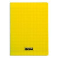 8000 POLYPRO, Cahier piqué jaune 21x29,7cm 140p séyès 90g - Image principale