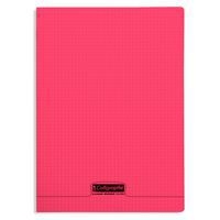 8000 POLYPRO, Cahier piqué rouge 21x29,7cm 96p Q.5x5 90g - Image principale