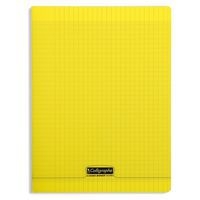 8000 POLYPRO, Cahier piqué jaune 21x29,7cm 192p séyès 90g - Image principale