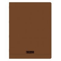 8000 POLYPRO, Cahier piqué marron 24x32cm 96p séyès 90g - Image principale