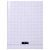 8000 POLYPRO, Cahier piqué incolore 24x32cm 96p Q.5x5 90g - Image principale