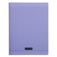 8000 POLYPRO, Cahier piqué violet 24x32cm 192p séyès 90g - Image principale