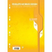 Feuillets mobiles dessin scolaire sous film 7000 A4 uni - Calligraphe - Image principale