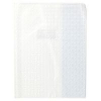 Protège-cahier grain losange 18/100ème 24x32 Incolore + porte étiquette - Image principale