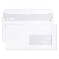 Boite 500 enveloppes auto.adh 110x220 fen45x100 90g - Image principale