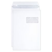 Pochettes blanches 229x324 + fenetre 50x100 - Clairefontaine - Image principale