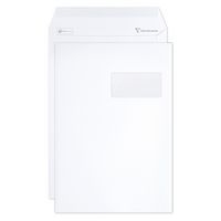 Boite 250 pochettes adh 229x324 fen 50x100 blanc 120g - Image principale