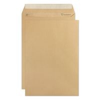 Boite 250 pochettes auto.adh 229x324 Kraft Mille raies 90g - Image principale