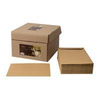 Boite 500 pochettes 162x229 90g kraft recyclé - Image principale