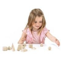 Set de solides géométriques en bois 14 pièces - Image 5