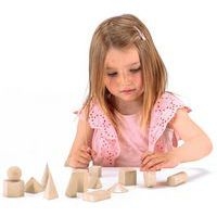 Set de solides géométriques en bois 14 pièces - Image 3