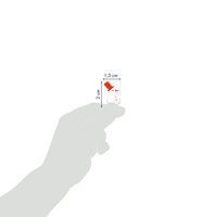 Cooky, Sach 1 pl 7,5x12cm, Noël scandinave, rouge - Image 4