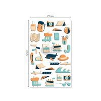 Cooky, Sach 1 pl 7,5x12cm, Voyages/Autour du monde - Image 3