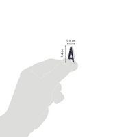 Glitty, Sach 2 pl 10,5x16cm, Alphabet / chiffres, noir - Image 5