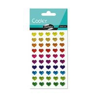 Cooky, Sach 1 pl 7,5x12cm, Cœurs multicolores - Image principale
