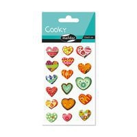 Cooky, Sach 1 pl 7,5x12cm, Cœurs ass°1 - Image principale