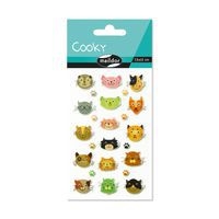 Cooky, Sach 1 pl 7,5x12cm, Têtes de chats - Image principale