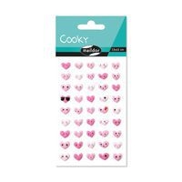 Cooky, Sach 1 pl 7,5x12cm, Emoticones coeurs - Image principale