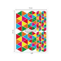 Géométriques, Sach 20pl 16x21cm, Triangles - Image principale