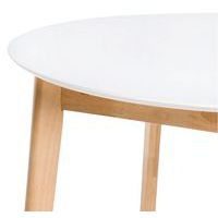 Table Liana Ø 100 cm extensible blanc/chêne - Image 2