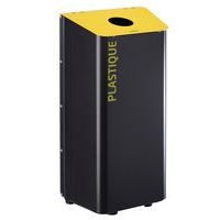 Poubelle Kolotri à poser à fixer 100l manganèse jaune colza 1021-Rossignol Pro - Image principale