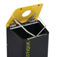 Poubelle Kolotri à poser à fixer 100l manganèse jaune colza 1021-Rossignol Pro - Image 2