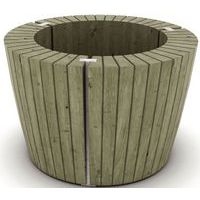 Jardinière Arzano Ø 92 cm H62 - pin traité - Image principale