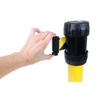 Poteau acier bicolore à sangle - 2m - Manutan Expert - Image 5