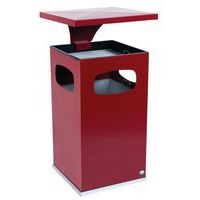 Cendrier-poubelle avec toit renforcé et seau - 72L - Manutan Expert - Image principale