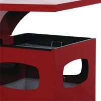 Cendrier-poubelle 72L / Rouge bordeaux - Manutan - Image 8