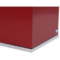 Cendrier-poubelle 72L / Rouge bordeaux - Manutan - Image 6