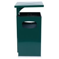 Cendrier-poubelle 72L / Vert - Manutan - Image 2