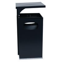 Cendrier-poubelle 72L / Anthracite - Manutan - Image 3