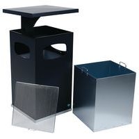 Cendrier-poubelle 72L / Anthracite - Manutan - Image 5