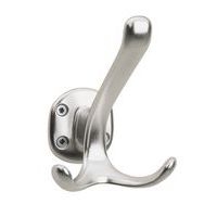 Lot 5 Portes-chapeaux avec bipatère - Nbr patère : 3 - Argent - Image principale